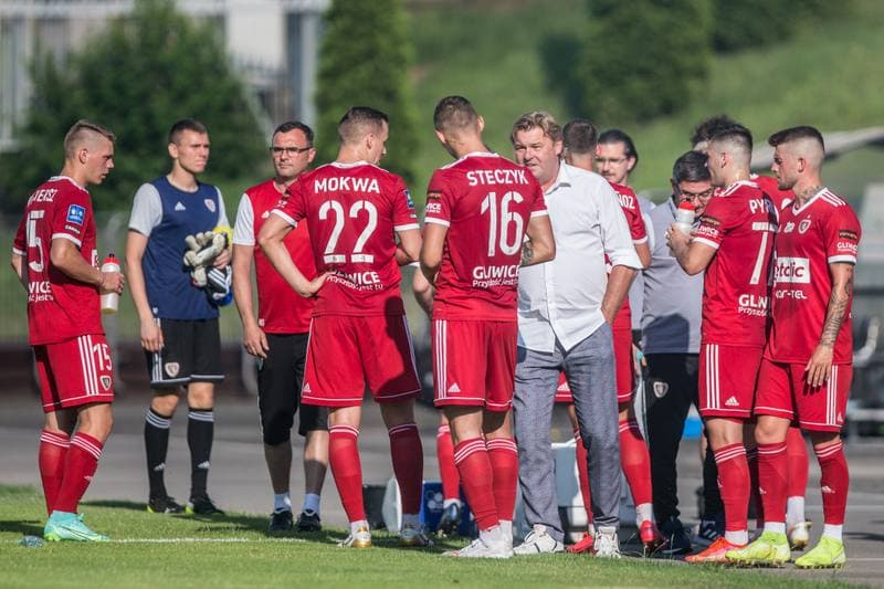 Football. Sparing. GKS 1962 Jastrzebie - Piast Gliwice. 10.07.2021