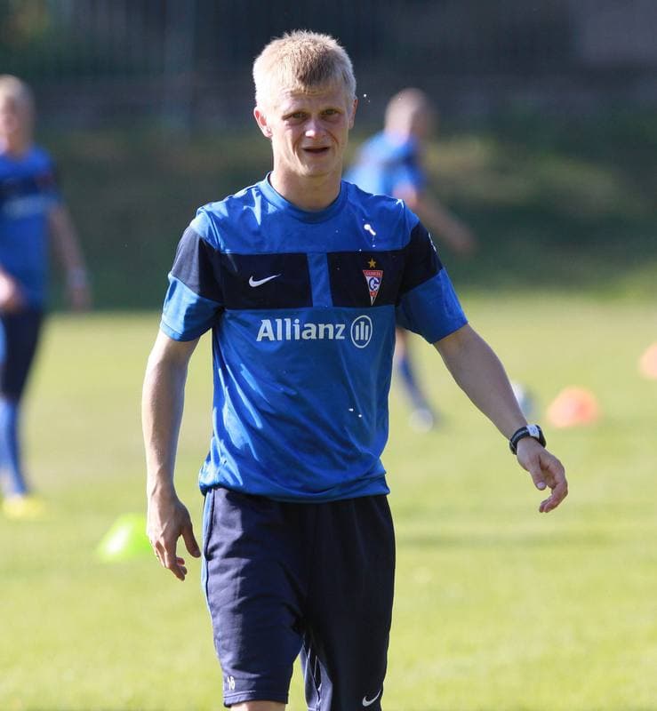 Football. Gornik Zabrze. Training. 07.01.2010
