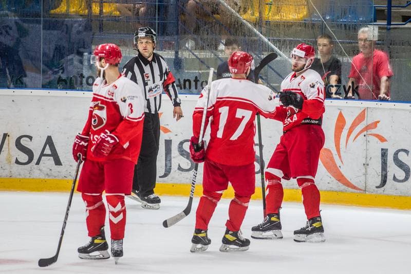 Ice Hockey. Sparing. Reprezentacja Polski - JKH GKS Jastrzebie. 22.08.2021