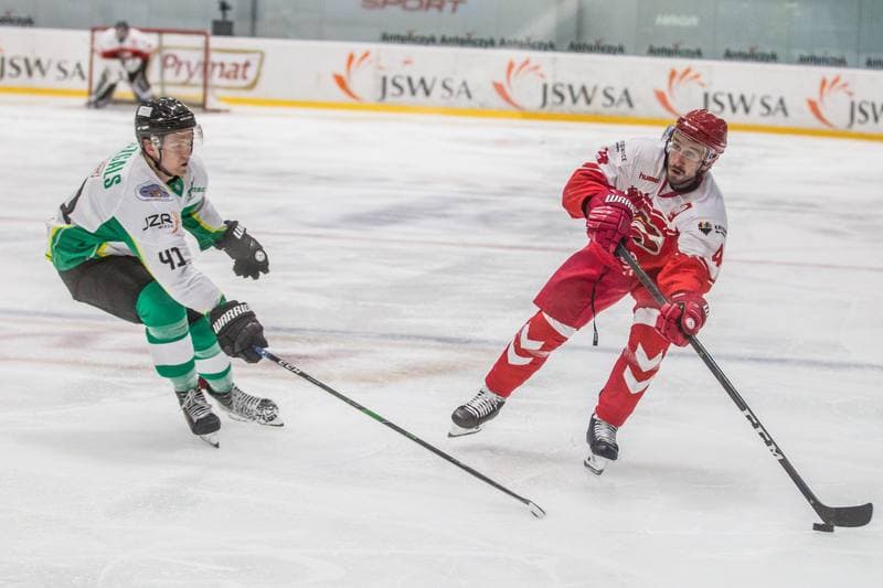 Ice Hockey. Sparing. Reprezentacja Polski - JKH GKS Jastrzebie. 22.08.2021