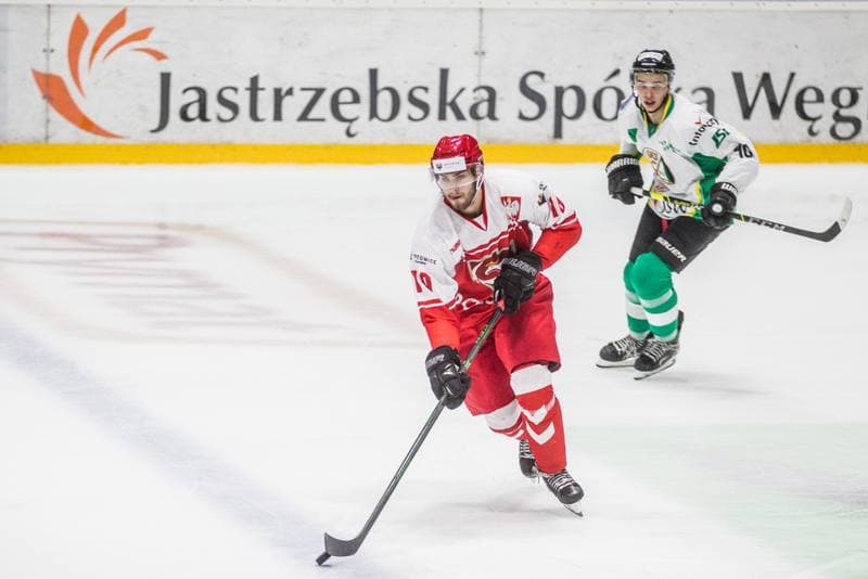 Ice Hockey. Sparing. Reprezentacja Polski - JKH GKS Jastrzebie. 22.08.2021