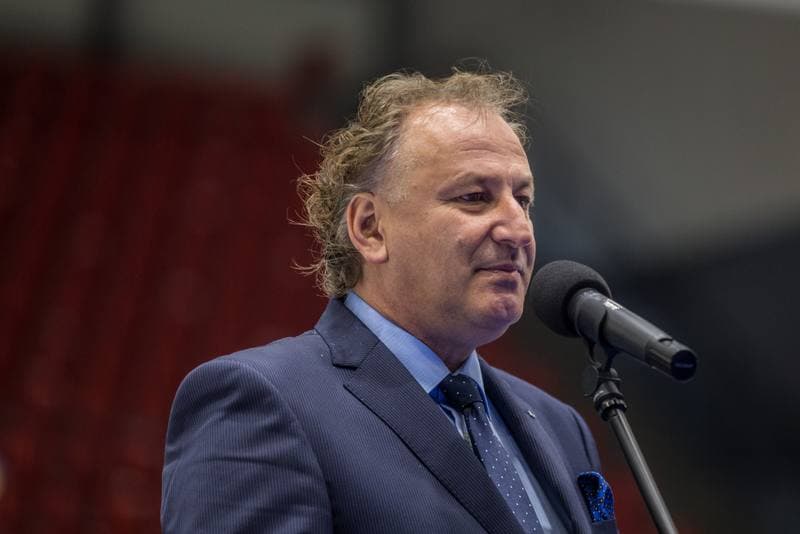 Ice Hockey. Polish Ice Hockey Federation. Press Conference. 03.09.2021