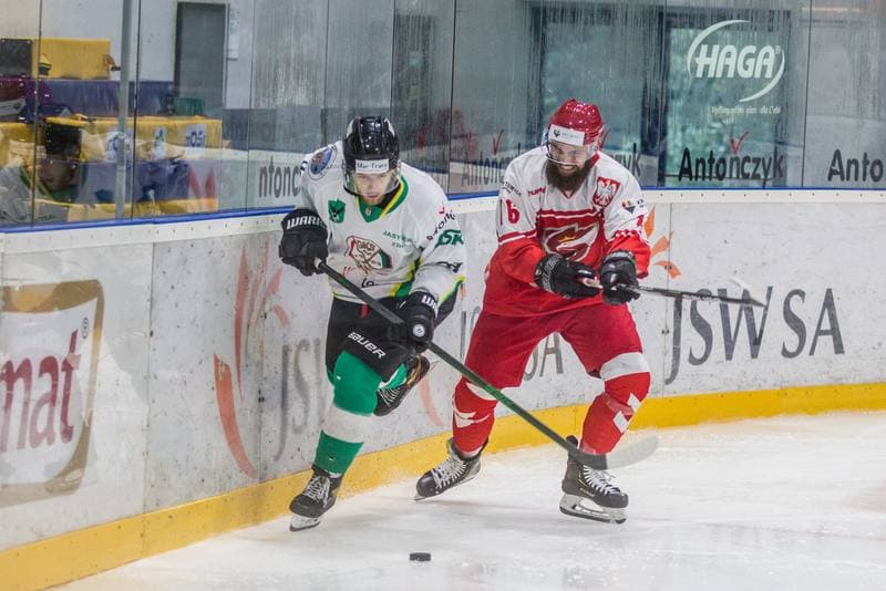 Ice Hockey. Sparing. Reprezentacja Polski - JKH GKS Jastrzebie. 22.08.2021