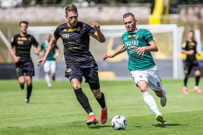 Football. Fortuna I Liga. Zaglebie Sosnowiec - Widzew Lodz. 08.08.2021