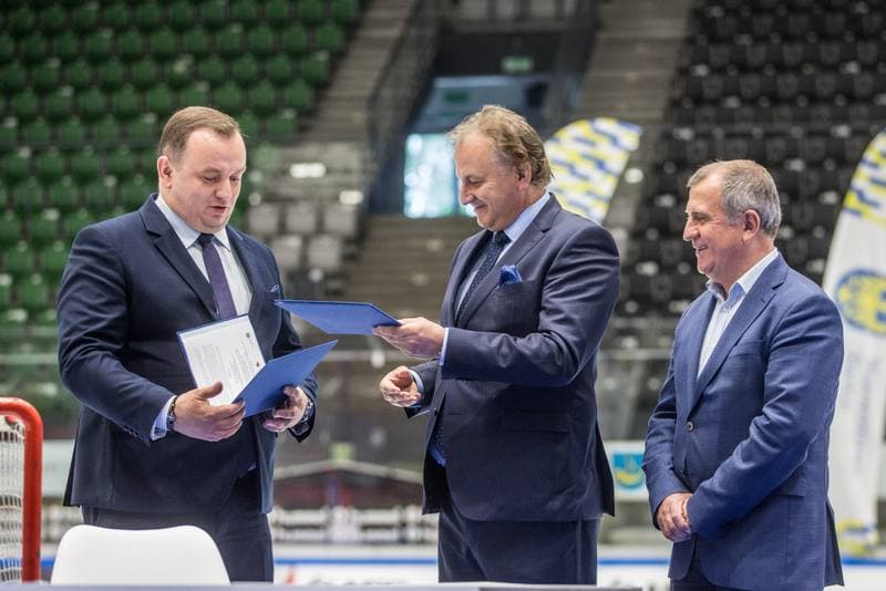 Ice Hockey. Polish Ice Hockey Federation. Press Conference. 03.09.2021