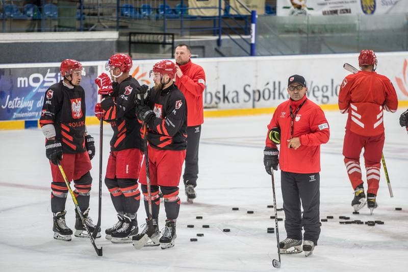 Ice Hockey. Poland national team. Training. 19.08.2021