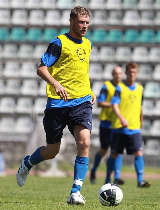Football. Gornik Zabrze. Training. 07.01.2010