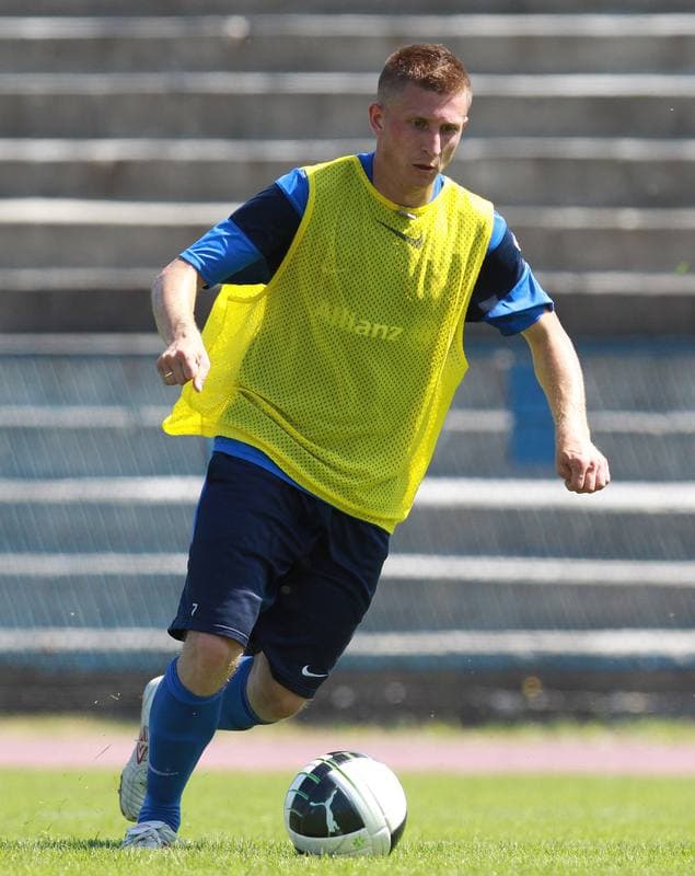 Football. Gornik Zabrze. Training. 07.01.2010