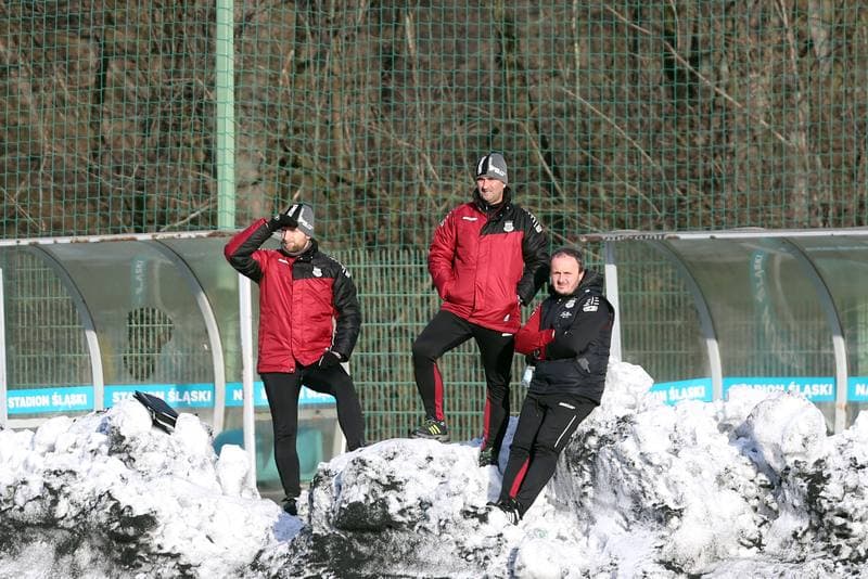 Football. Sparing. GKS Katowice - Sandecja Nowy Sacz. 19.01.2019