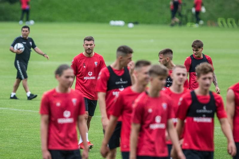 Football. Gornik Zabrze. Training. 09.07.2021