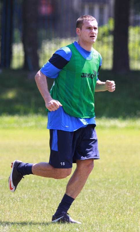 Football. Gornik Zabrze. Training. 07.01.2010