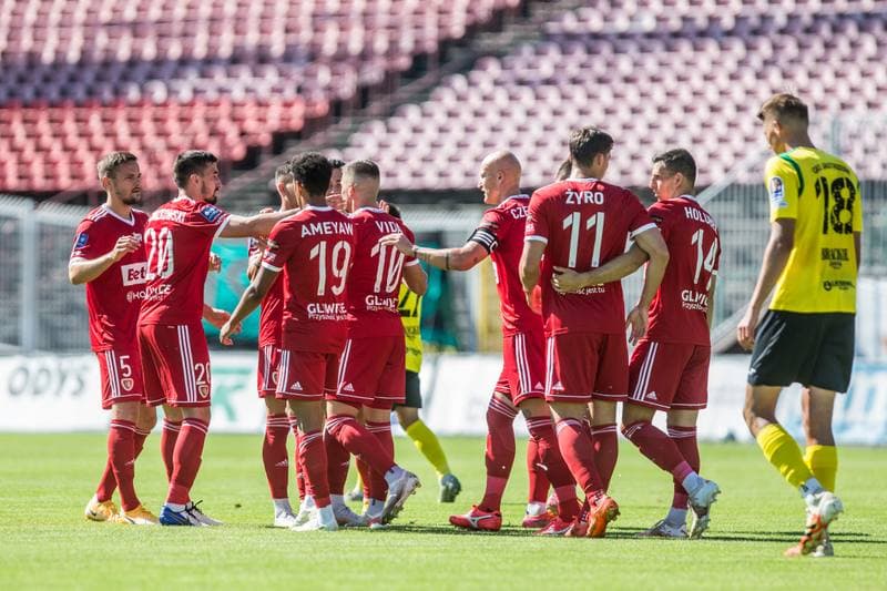 Football. Sparing. GKS 1962 Jastrzebie - Piast Gliwice. 10.07.2021
