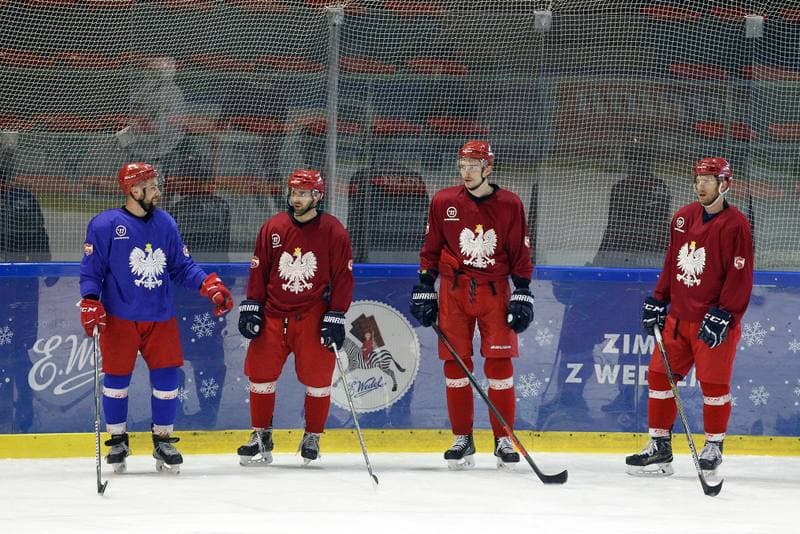 Ice Hockey. Poland national team. Training. 13.02.2018