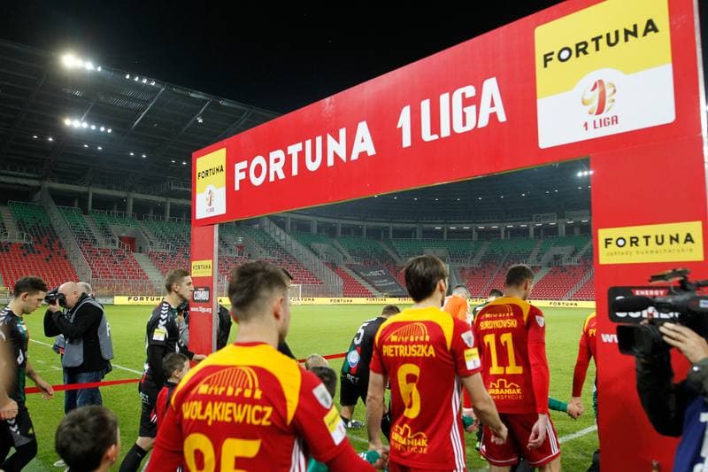 Football. Fortuna I Liga. GKS Tychy - Chojniczanka Chojnice. 02.11.2018