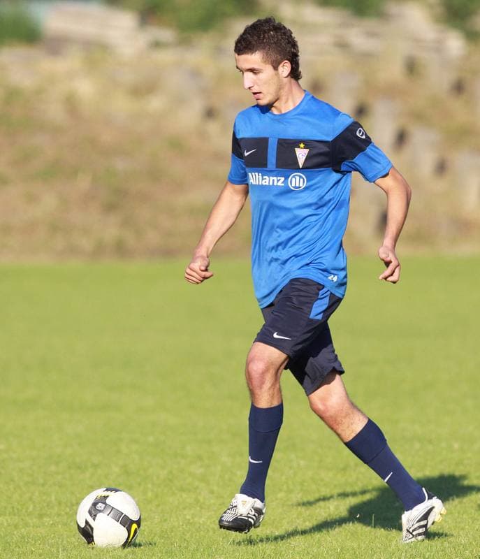 Football. Gornik Zabrze. Training. 07.01.2010