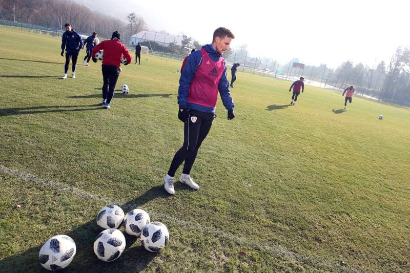 Football. Piast Gliwice. Training. 17.11.2018