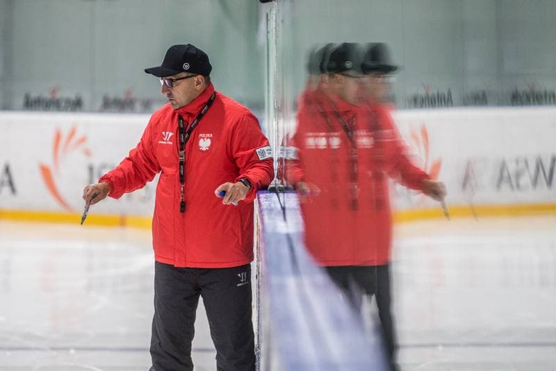 Ice Hockey. Poland national team. Training. 19.08.2021