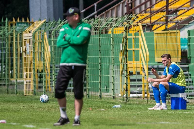 Football. Sparing. GKS Katowice - LKS Goczalkowice Zdroj. 24.07.2021