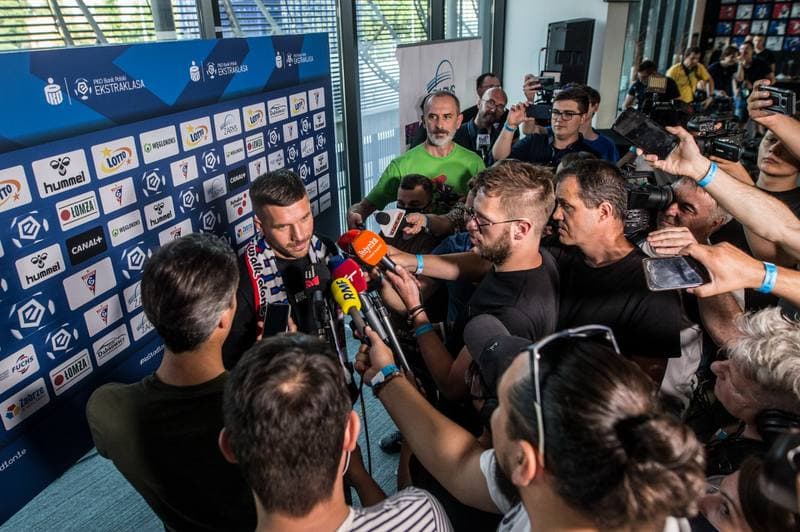 Football. Gornik Zabrze. Press Conference. 08.07.2021