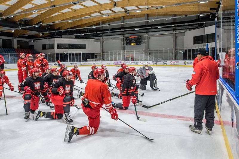 Ice Hockey. Poland national team. Training. 19.07.2021