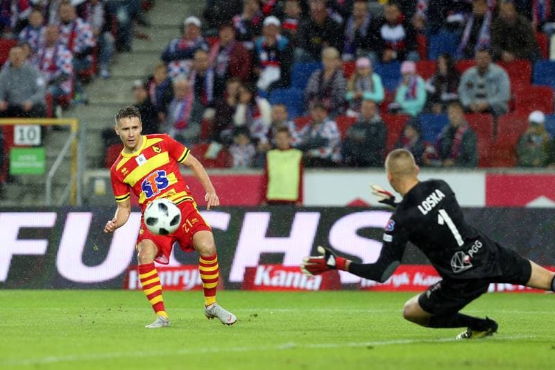 Football. Lotto Ekstraklasa. Gornik Zabrze - Jagiellonia Bialystok. 23.09.2018