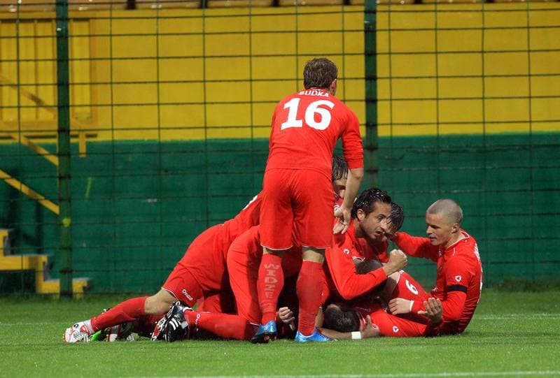 Football. I liga. GKS Katowice - Widzew Lodz. 12.05.2010