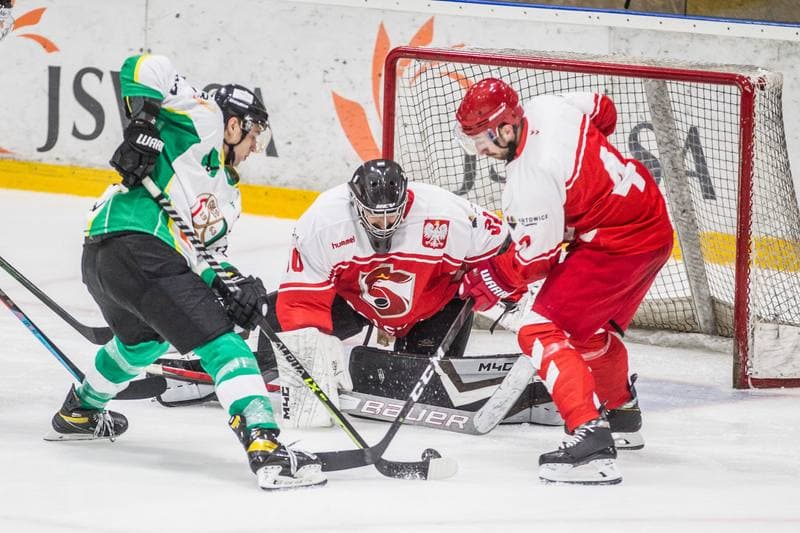 Ice Hockey. Sparing. Reprezentacja Polski - JKH GKS Jastrzebie. 22.08.2021