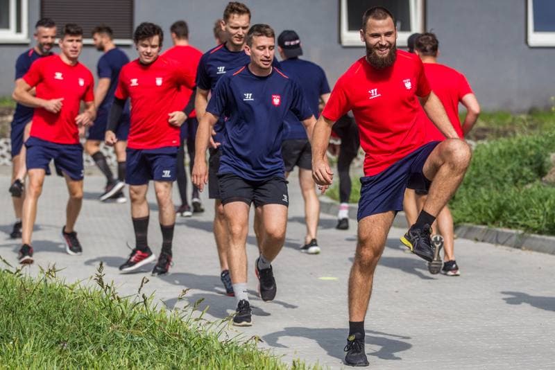 Ice Hockey. Poland national team. Training. 20.07.2021