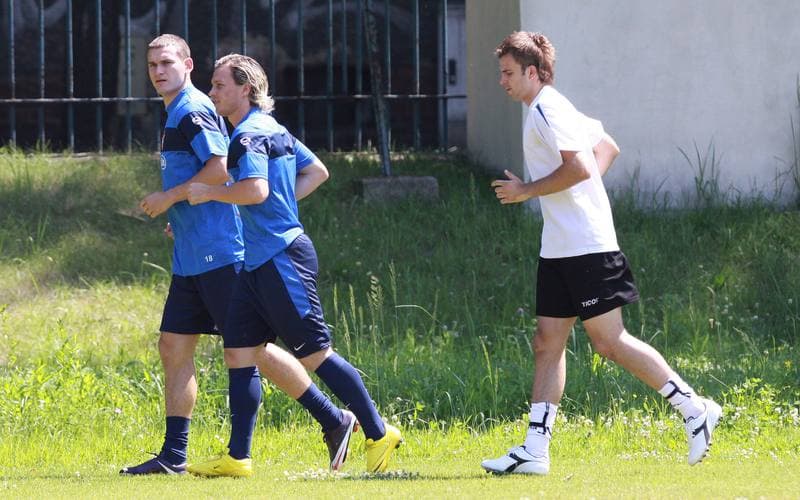 Football. Gornik Zabrze. Training. 07.01.2010