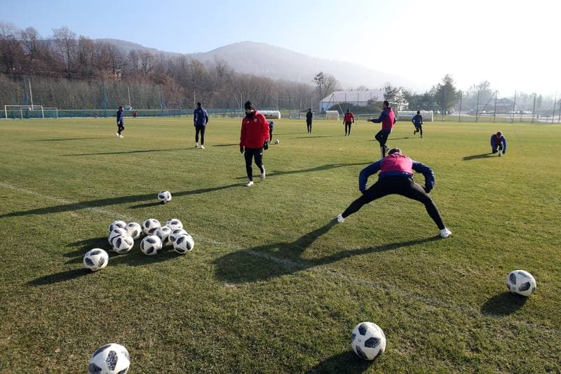 Football. Piast Gliwice. Training. 17.11.2018