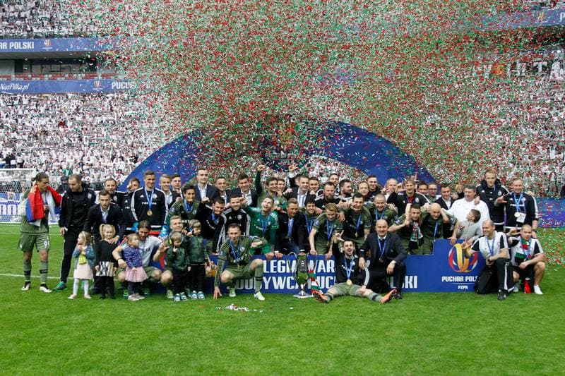 Football. Polish Cup Final. Lech Poznan - Legia Warsaw. 02.05.2016
