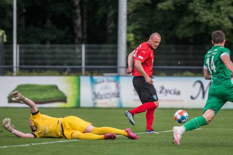 Football. Sparing. LKS Goczalkowice Zdroj - Unia Turza Slaska. 14.07.2021