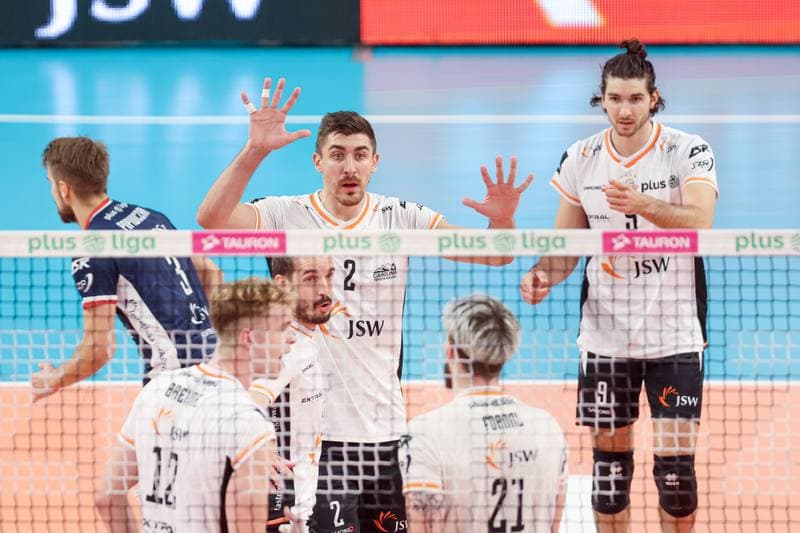 Volleyball. PlusLiga. Jastrzebski Wegiel - PGE Projekt Warszawa. 01.10.2024