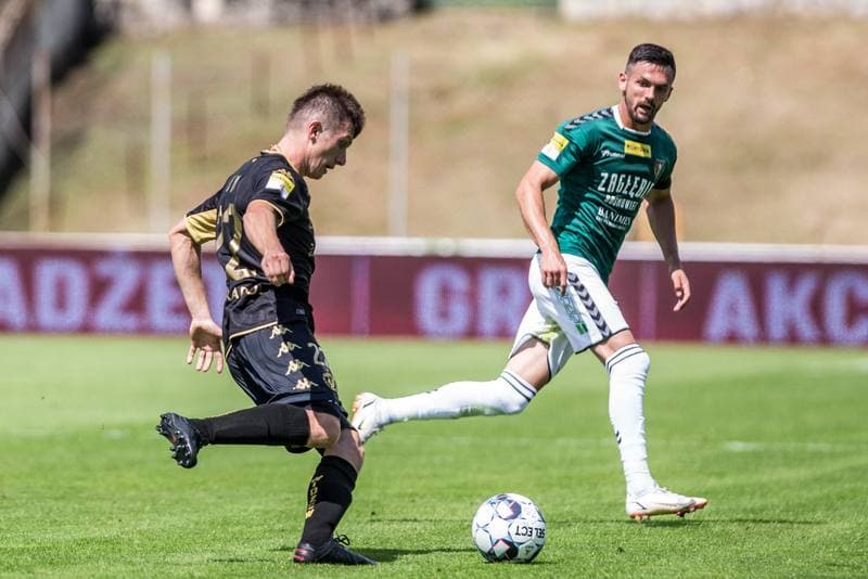 Football. Fortuna I Liga. Zaglebie Sosnowiec - Widzew Lodz. 08.08.2021
