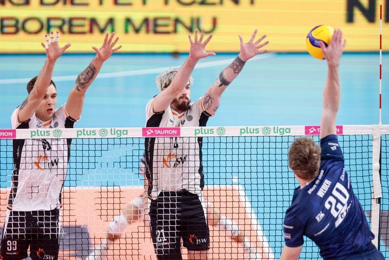 Volleyball. PlusLiga. Jastrzebski Wegiel - PGE Projekt Warszawa. 01.10.2024