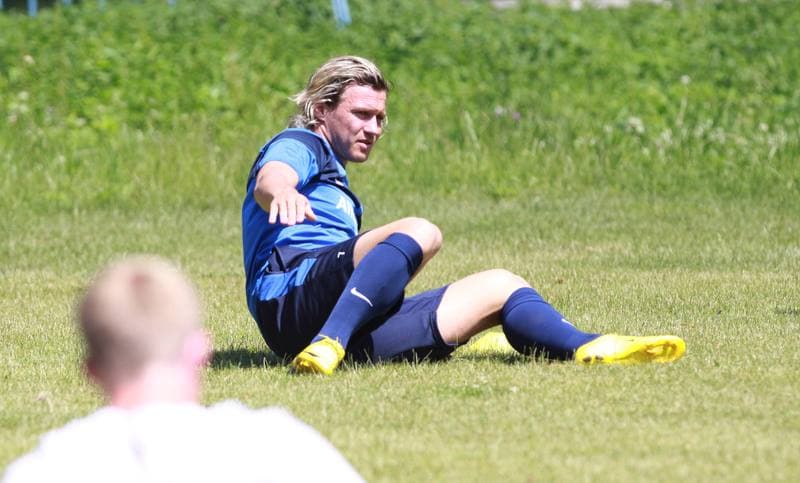 Football. Gornik Zabrze. Training. 07.01.2010
