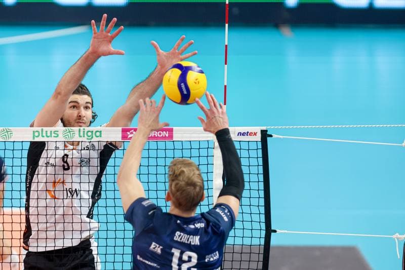 Volleyball. PlusLiga. Jastrzebski Wegiel - PGE Projekt Warszawa. 01.10.2024