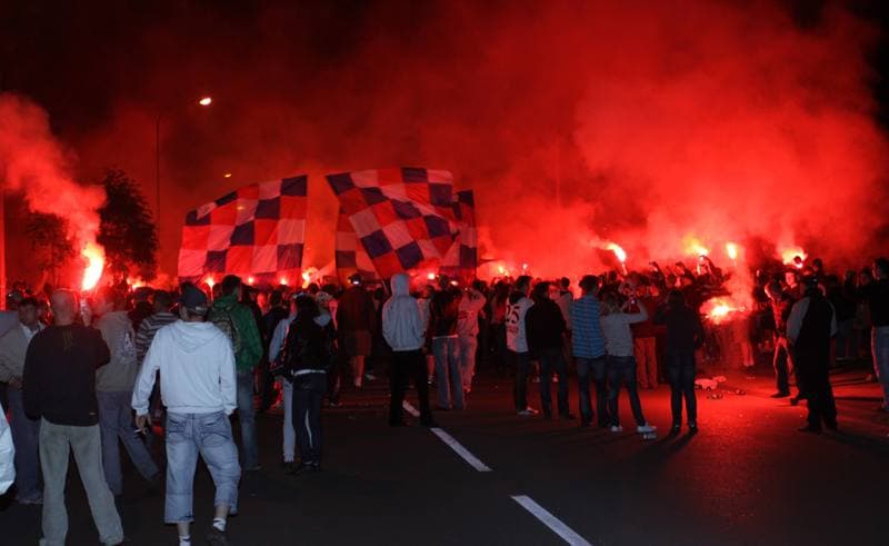 Football. Gornik Zabrze. Press Conference. 02.06.2010