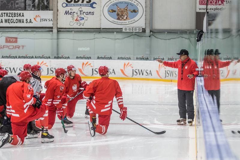 Ice Hockey. Poland national team. Training. 19.08.2021
