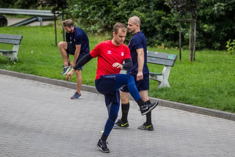 Ice Hockey. Sparing. Reprezentacja Polski - JKH GKS Jastrzebie. 22.08.2021