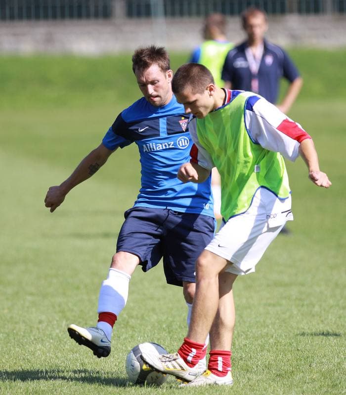 Football. Sparing. Gornik Zabrze MESA - Gornik II Zabrze. 14.08.2010
