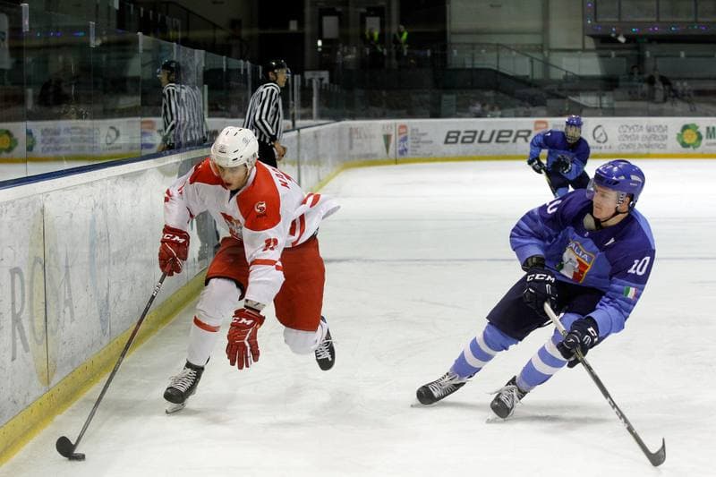 Ice Hockey. U20 World Championship Division I. Poland - Italy. 09.12.2018