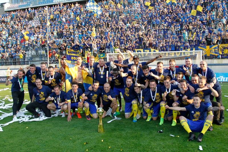 Football. MOL Cup. SFC Opava - Fastav Zlin. 17.05.2017