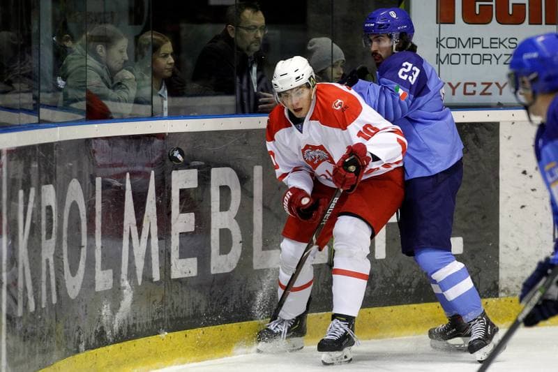 Ice Hockey. U20 World Championship Division I. Poland - Italy. 09.12.2018