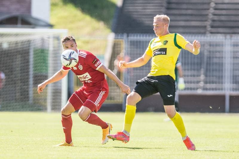 Football. Sparing. GKS 1962 Jastrzebie - Piast Gliwice. 10.07.2021