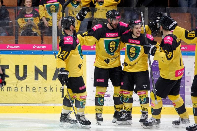 Ice Hockey. Tauron Hockey League. Tauron KH GKS Katowice - Comarch Cracovia. 23.03.2019
