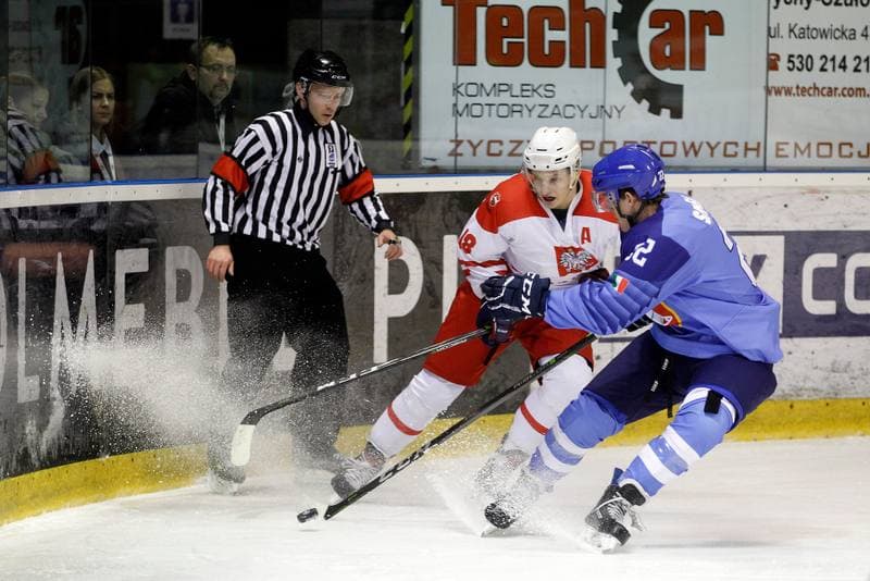 Ice Hockey. U20 World Championship Division I. Poland - Italy. 09.12.2018