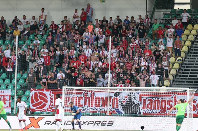 Football. Champions League. AS Trencin - Olimpija Ljubljana. 20.07.2016