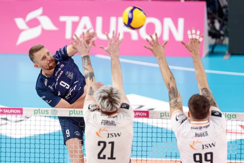 Volleyball. PlusLiga. Jastrzebski Wegiel - PGE Projekt Warszawa. 01.10.2024