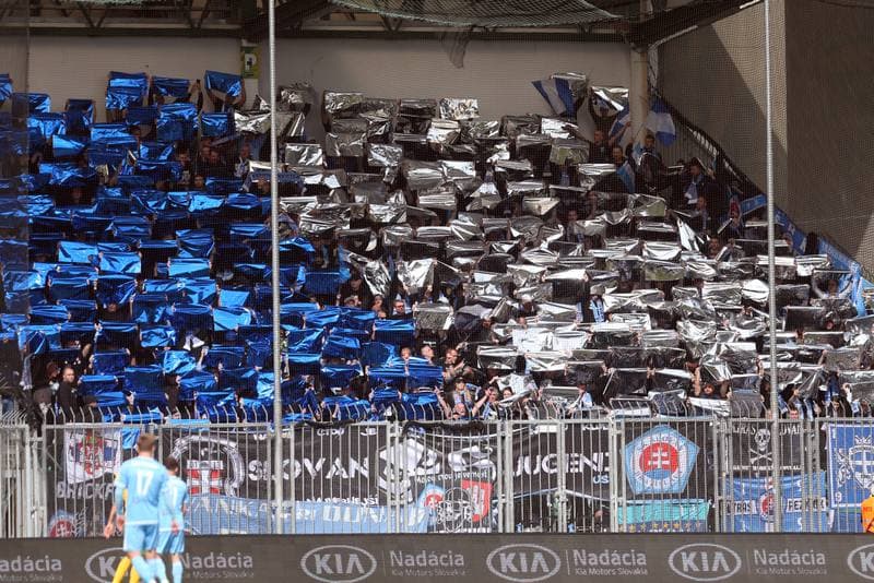 Football. Fortuna Liga. MSK Zilina - Slovan Bratislava. 14.04.2019